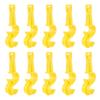 10pcs Dual Groove S-Type Frame Water Pipe Fixing Clips Farm Pipe Fasteners  Farm Waterline System