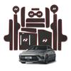 Anti-Slip Gate Slot Mat for Hyundai Sonata 2025 N-line Door Groove Pad Cup Holder Interior Accessories 15PCS/set