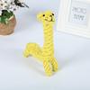 Rope Cotton Hippo Chew Toy Heavyduty Pet Toy For Teething Playing And
