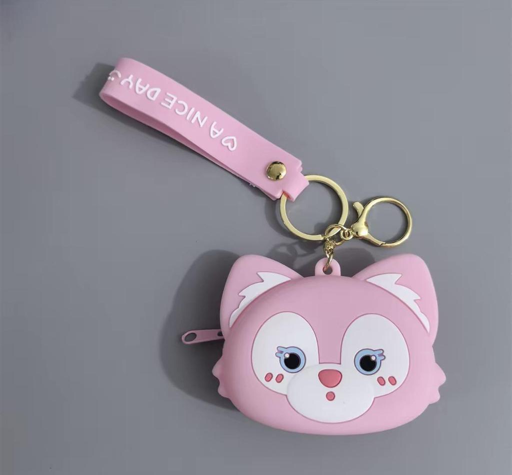 Мультяшный силиконовый кошелек для монет Sanrio - Милая детская сумка для хранения