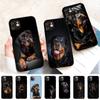 MaiYaCa Cute Rottweiler Dog Phone Case for iPhone 11 12 13 Mini Pro Max 8 7 6 6S Plus X 5 S SE 2020 XR XS 10 Case