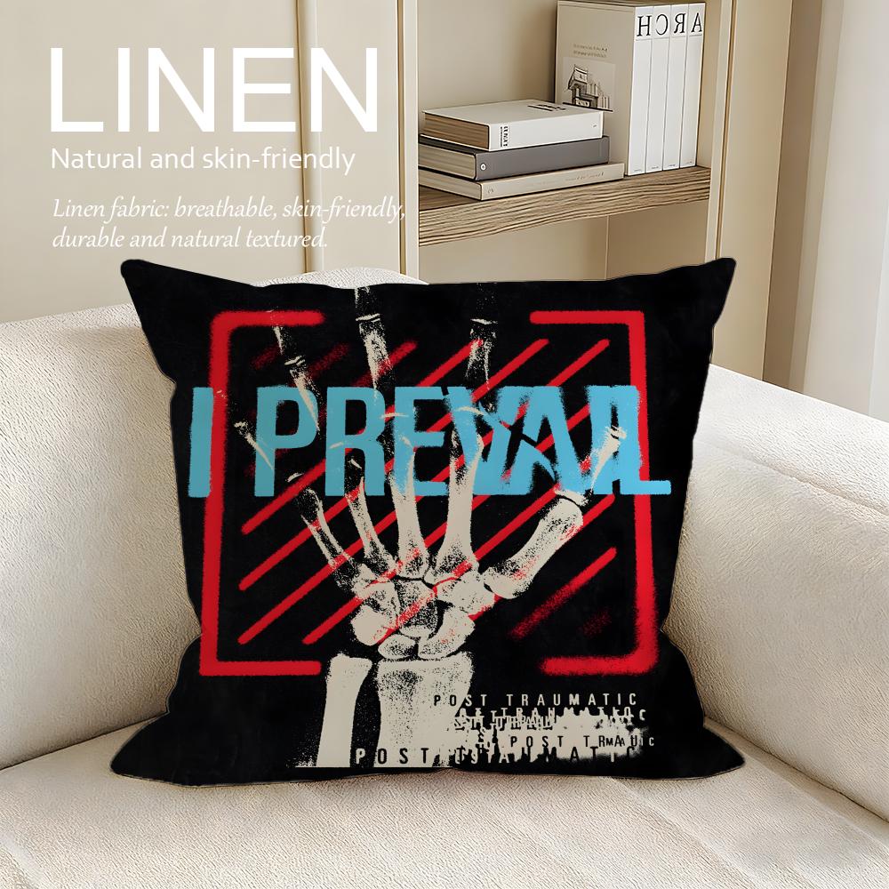 Music I Prevail Cushion Cover Pillowcase Set Pcs x x Breathable Washable Sofa Cushion Cover