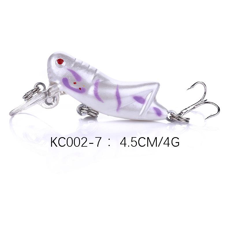 Lure bait8Hook number4.5cm4gMini locust imitation bait specifically designed to kill bass and catfish