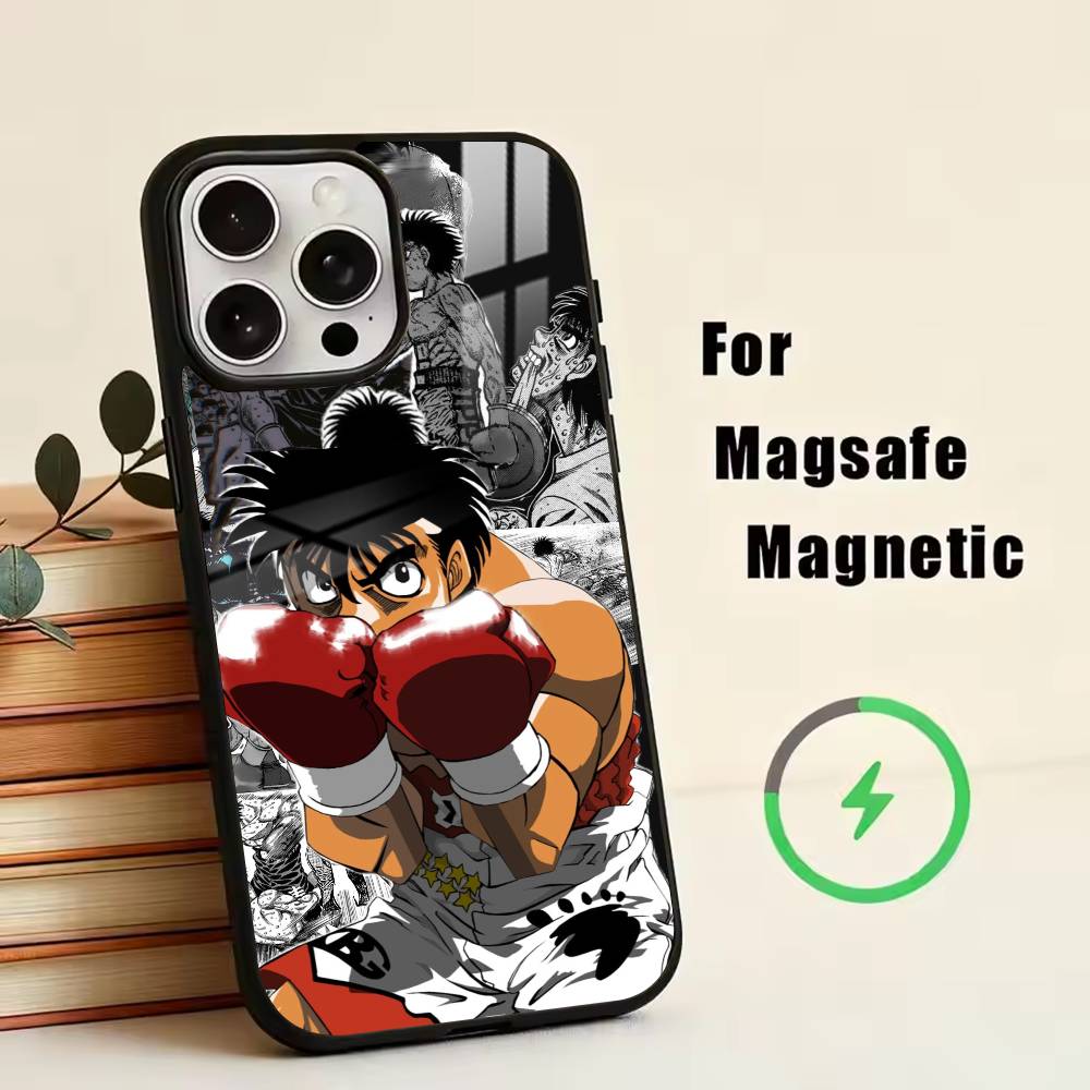 H-Hajime no-OO Ippo Phone Case For iPhone17,16,15,14,13,12,11 Plus,Pro Magnetic For Magsafe Wireless Charging