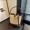 2025 Women's Summer Retro Woven Bucket Crossbody Bag
