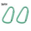 DIY Jewelry Carabiner 2Pcs Spring Buckle Lightweight Alloy Keychain Clip Easy One-Handed Quick Release D-Shaped Hook Outdoor Travel Bag Pendant