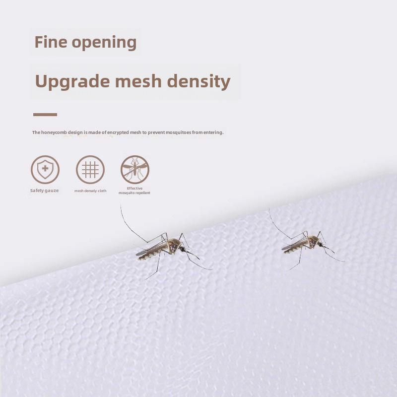 Противомоскитная сетка на липучке без проколов - легко устанавливаемая невидимая сетка-занавеска