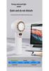 Mini Portable Handheld USB Fan with Digital Display & Ice Pack