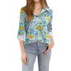 Women's Shirt Blouse Print Button Long Sleeve Casual Basic Shirt Collar Regular Top