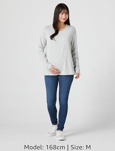 Женская футболка для беременных и кормящих Amazon Essentials, Вересково-серый, Размер M