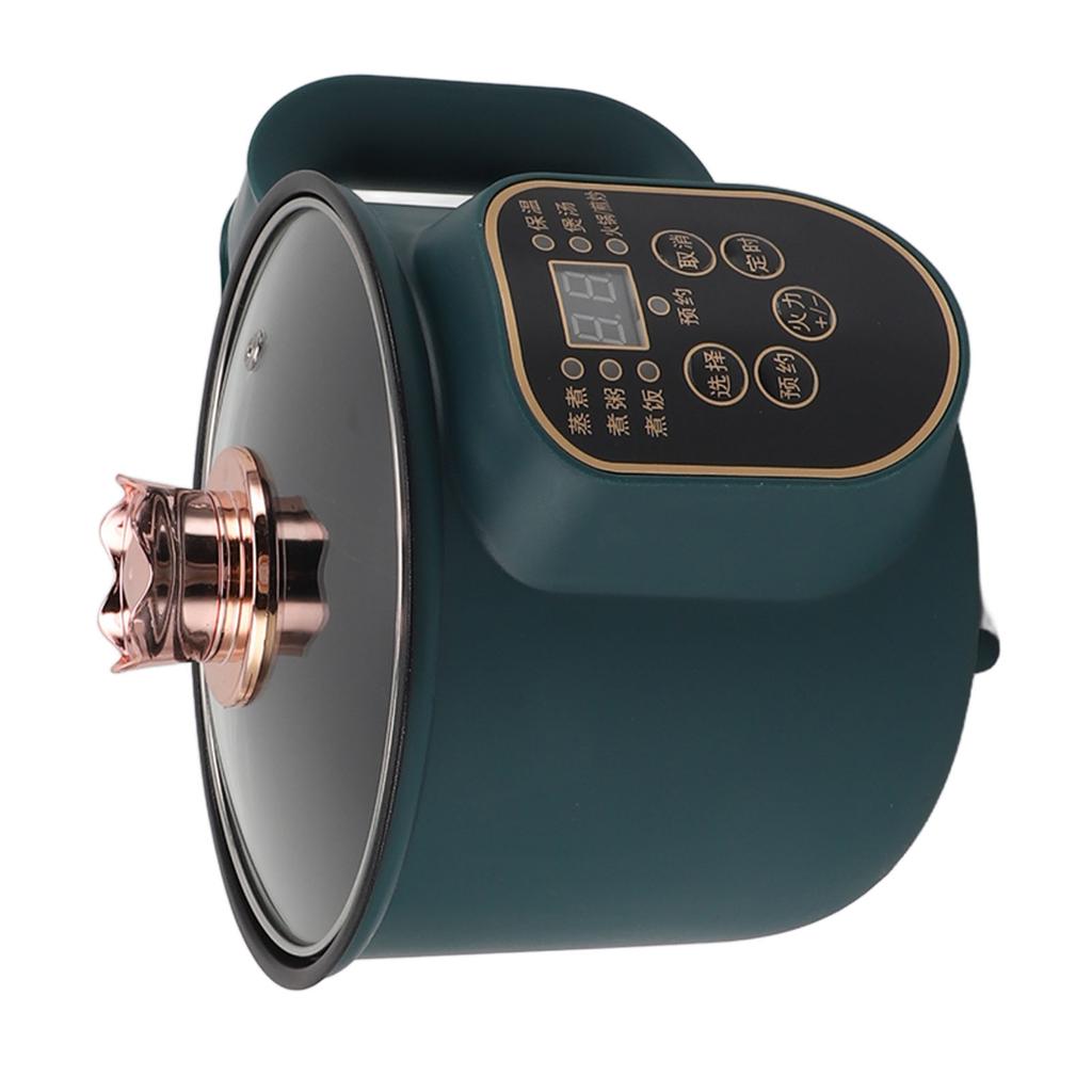 Электрическая кастрюля для приготовления пищи 1,8 л 600 Вт Портативная Легко моется Кастрюля для лапши Рамен для дома, офиса, вечеринки