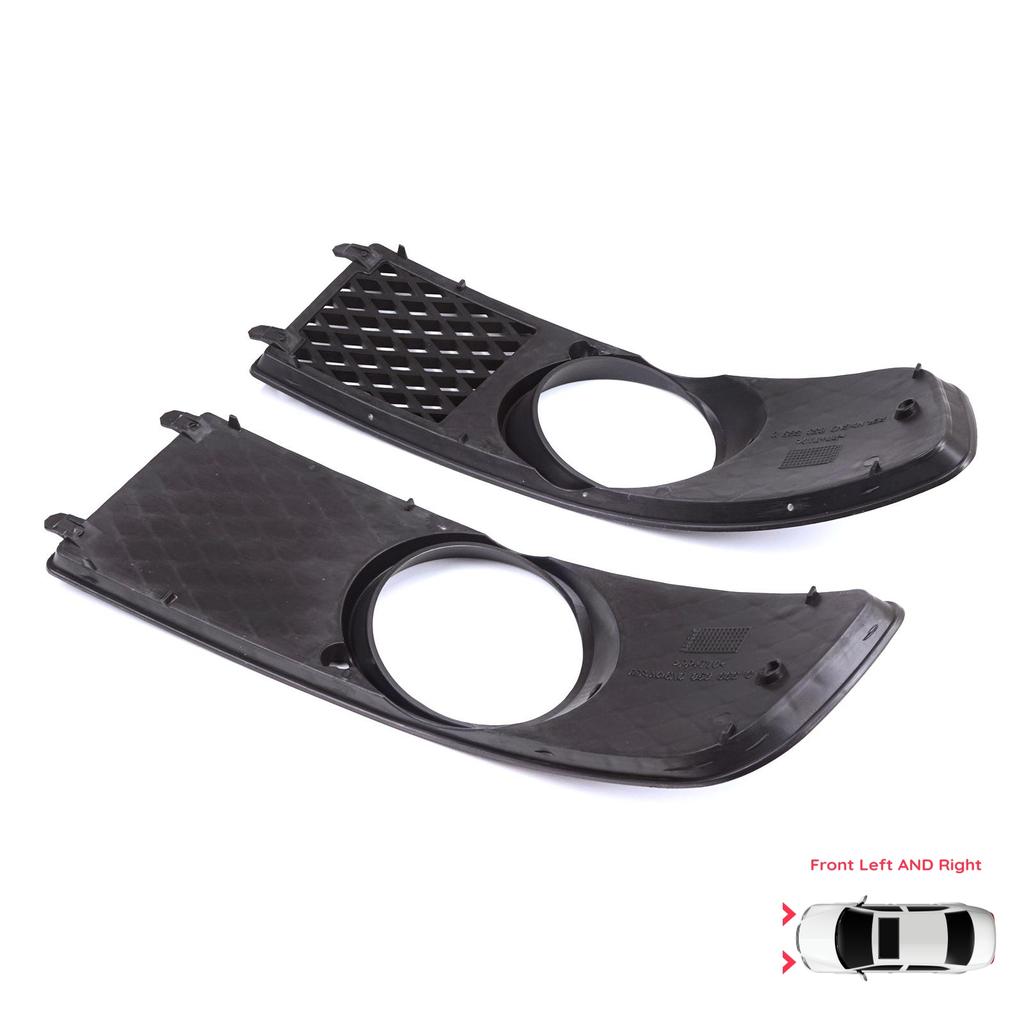 BSP1189 Front Bumper Fog Light Frame Housing Left Right for VW Polo MK3 6N2 1999-2001 Facelift 6N0853665C 6N0853666C