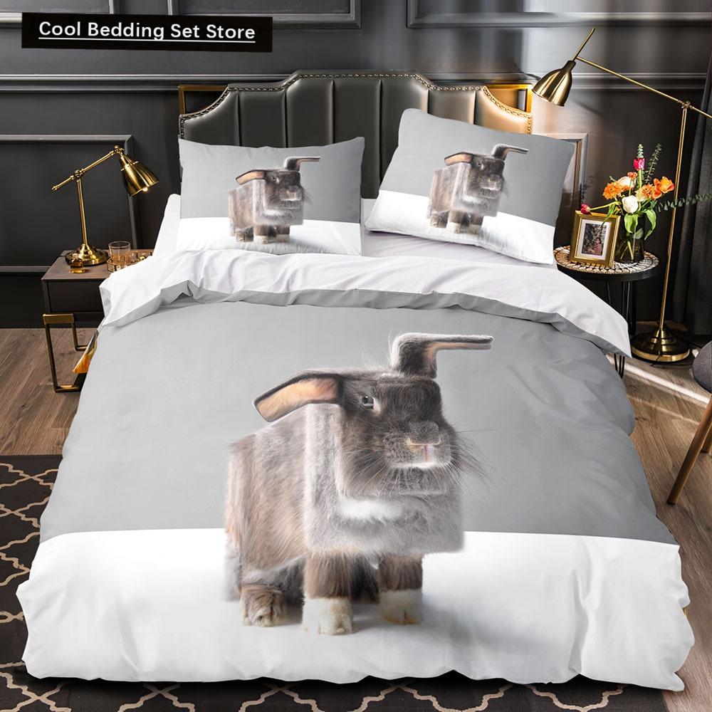 3D Cat King Queen Пододеяльник Kawaii Square British Shorthair Kitty Комплект постельного белья для взрослых с животными 2/3 шт. Полиэстеровый пододеяльник