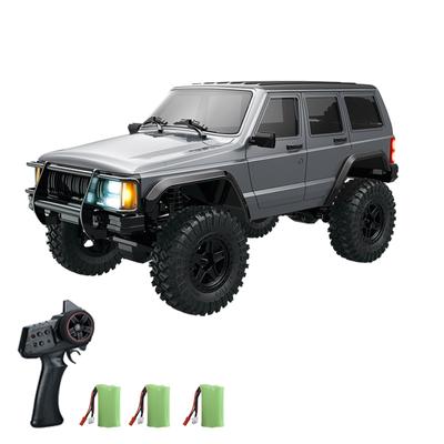 Машинка с дистанционным управлением, 2,4 ГГц, 4WD, перезаряжаемый электровнедорожник со светодиодными фарами, 3 батареи, 1 шт.