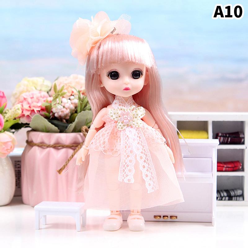 17 см кукла с одеждой обувью DIY подвижные суставы принцесса фигурка подарочные игрушки
