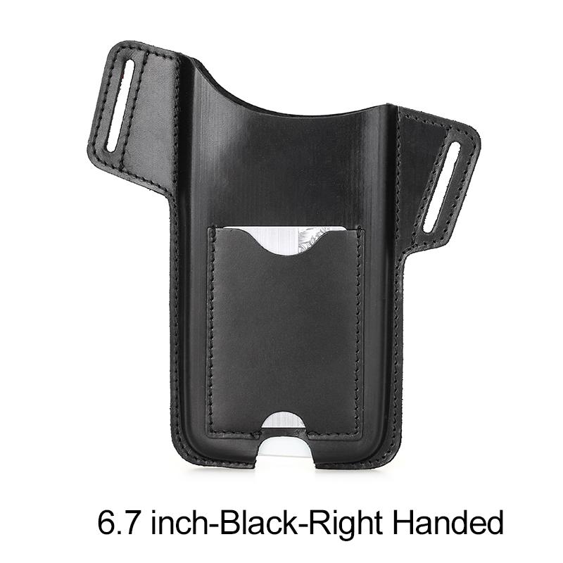 Чехол для телефона из натуральной кожи для мужчин, кобура с петлей для мобильного телефона, чехол с крючком на пояс, поясная сумка для телефона 5,4 дюйма/6,1 дюйма/6,7 дюйма