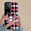 Мультяшный K-Kuromi Прозрачный Чехол Для Телефона Для iPhone 16 15 14 13 12 11 Pro Max Plus Мягкая Крышка