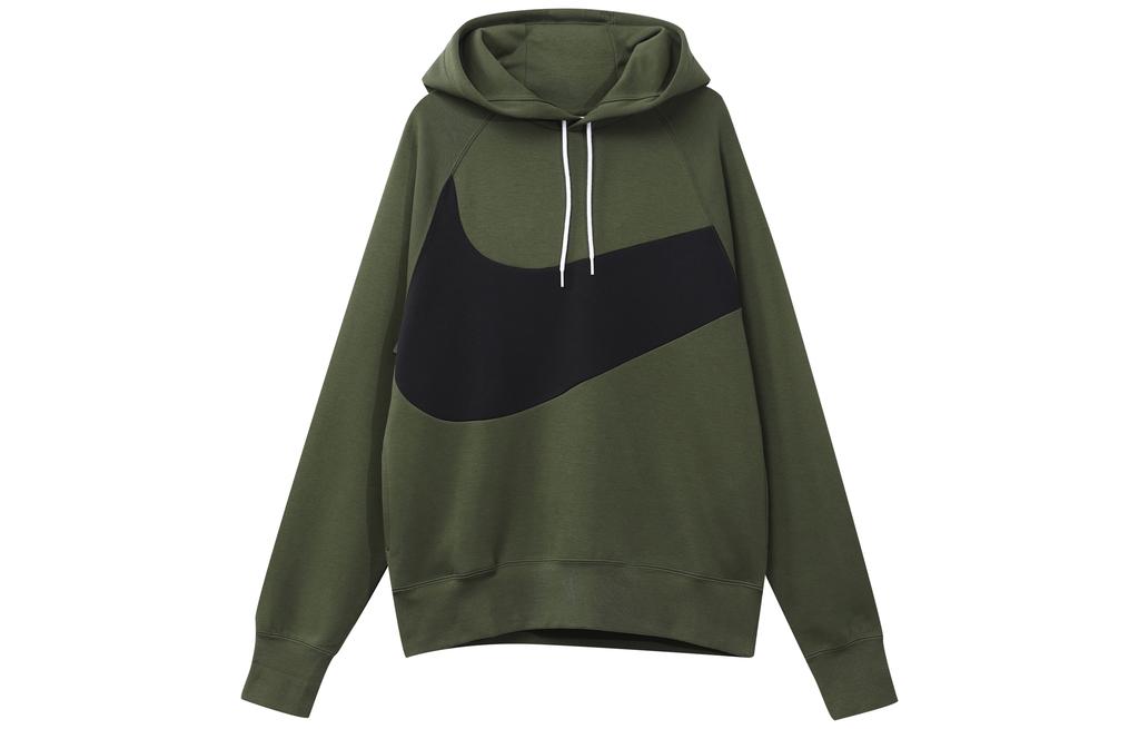 Nike ТЕХНИЧЕСКИЙ ПАКЕТ СПОРТИВНОЙ ОДЕЖДЫ Толстовки Мужские Армейский Зеленый С Капюшоном Средняя Обычная DD8223-326