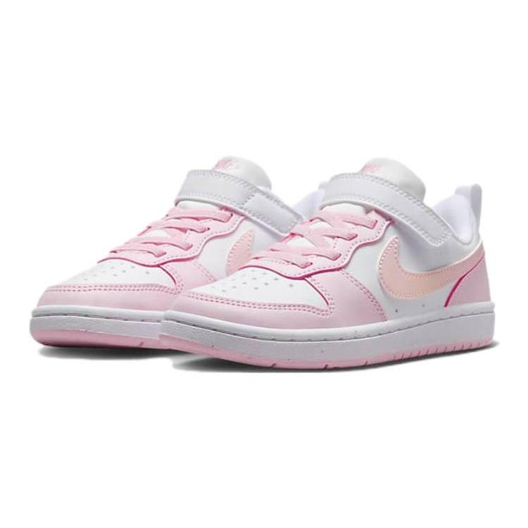 (PS) Nike Court Borough Low Recraft 'Pink Foam White' Kids' DV5457-105