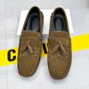 Fashion High-quality Mens Loafers Casual Shoes Fashion Men Leather Tassel Design Plus Size Moccasins Slip On Mens Flats Comfy Boat Shoes
