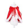 Warm Cat Clothes Red Hat Dressing Up Dog Cosplay Costume Pet Clothes Cat Cloak Dog Cape Cat Costume
