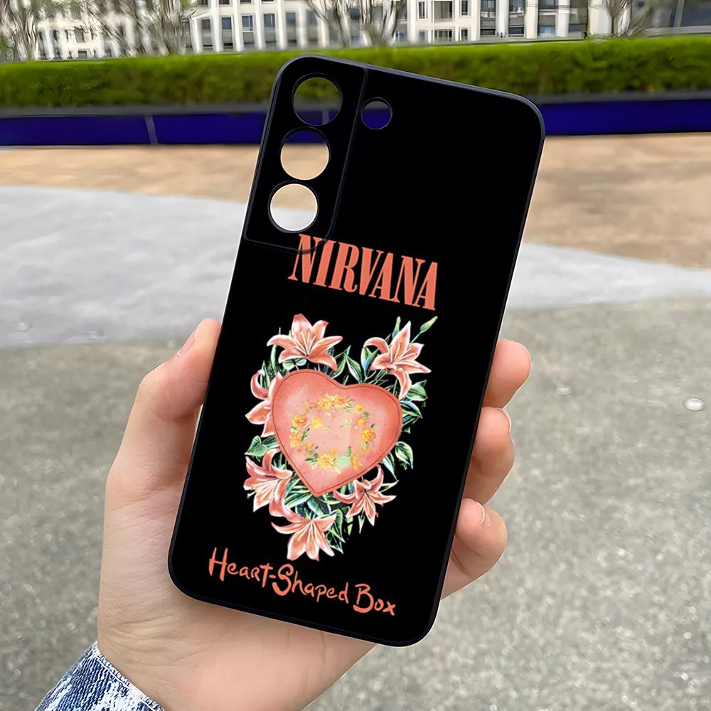 Band Hot N-Nirvana Phone Case For Samsung A25 A13 A33 5G A54 A36 A35 A56 A52 A14 Shockproof Soft Cover