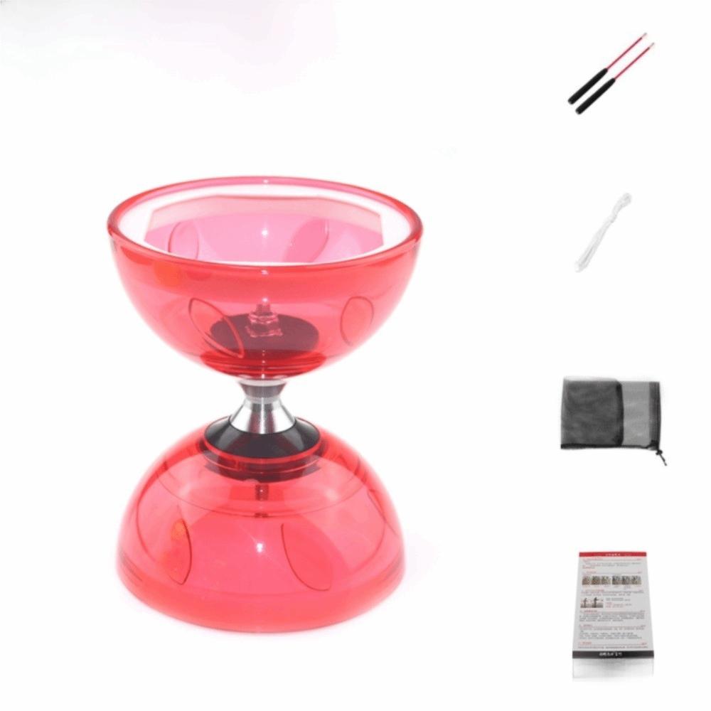 Кожаный китайский йо-йо диаболо набор форма чаши игрушка диаболо китайское диаболо развлекательные принадлежности