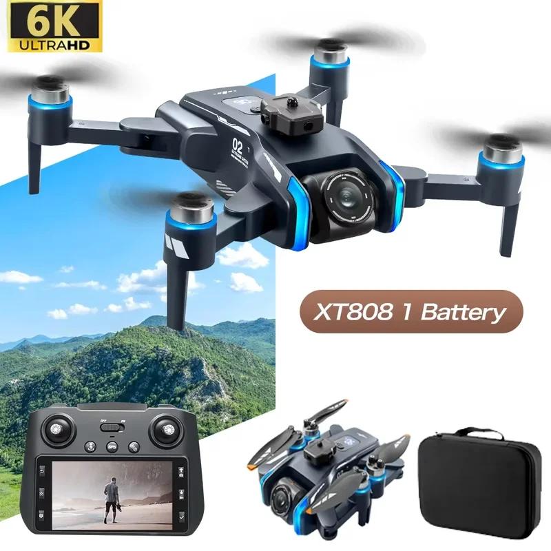XT808 Max GPS Drone With 1080P HD Camera Brushless Motor 5G WiFi Obstacle Avoidance Large Screen Aerial Photography Outdoor Toys