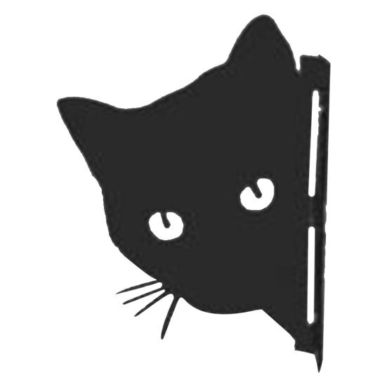 Yousheng Peek-a-Boo металлический знак с изображением животных, выглядывающих из-за угла, садовый знак с силуэтом животных, двусторонний знак с изображением животных, выглядывающих из-за угла, для наружной фермы, забора, столба с деревом