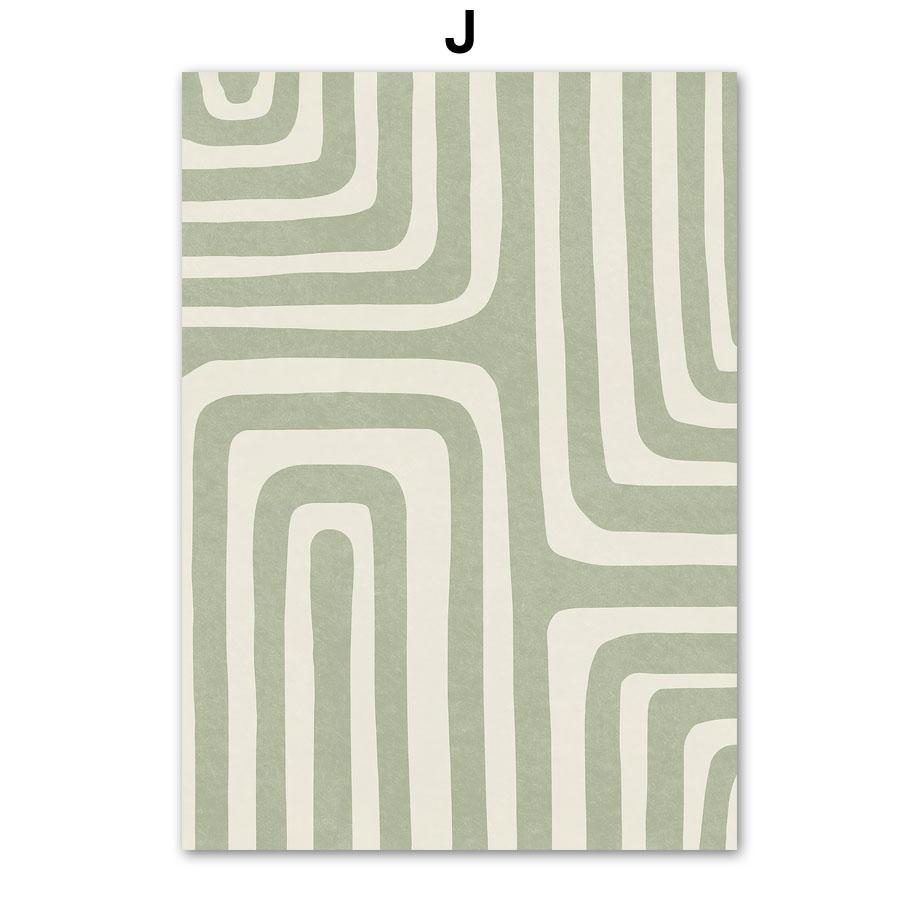 Canvas Painting Palm Leaves Green Plants Deer Abstract Nordic Posters And Prints Wall Art Pictures For Living Room Home Decor