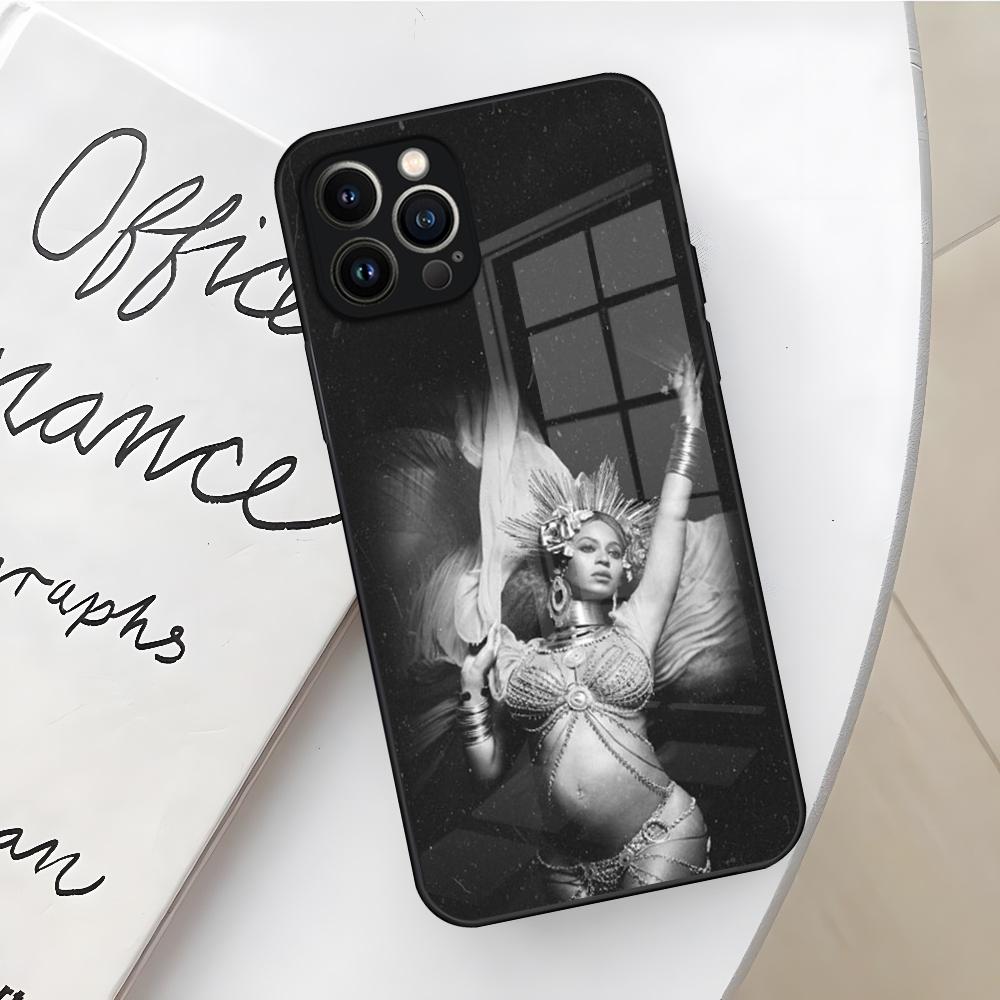 Чехол для телефона певицы Бейонсе для Iphone 17 16 Air 15 14 12 11 13 Pro Max Mini X Xr Xs Se Стеклянная крышка Puls