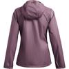 Under Armour Storm Front Logo Waterproof Zip-Up Hooded Jacket Women Jackets Purple 1321443-500
