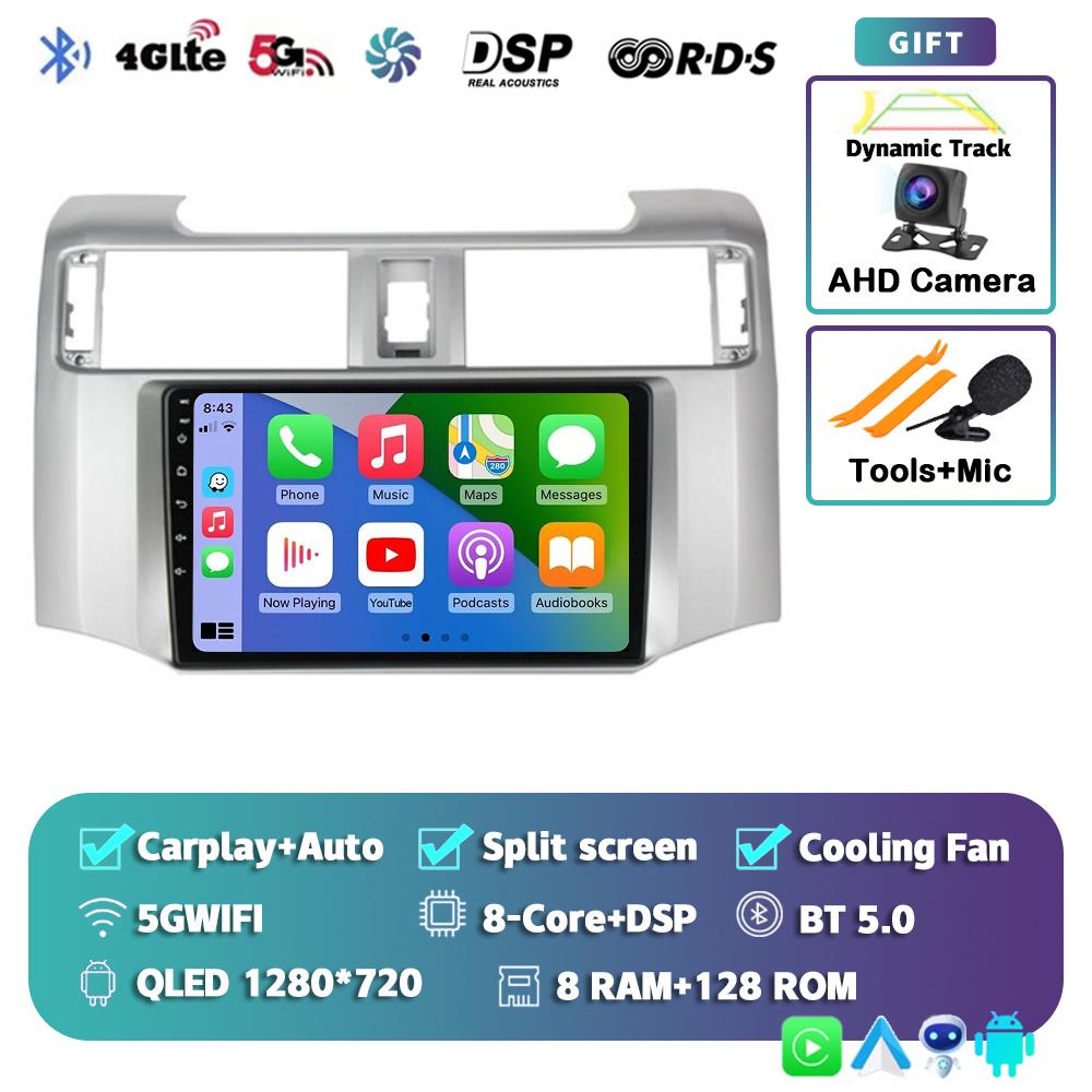 Android 14 Carplay Car Radio для Toyota 4Runner 4 Runner 2014 2015 2016 2017 2018 2019 Мультимедийный видеоплеер GPS 2Din Stereo