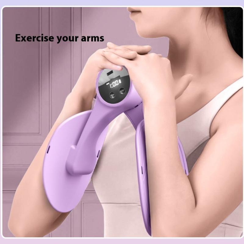 Тренажер для мышц тазового дна со счетчиком, тренажер для бедер, регулируемое устройство для упражнений для ног для послеродового восстановления, тренировки ног и ягодиц