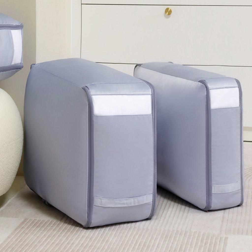 Large Comforter Storage Bag Functional Quilt Storage Bag with Carry Handles Space Saving Quilt Containers