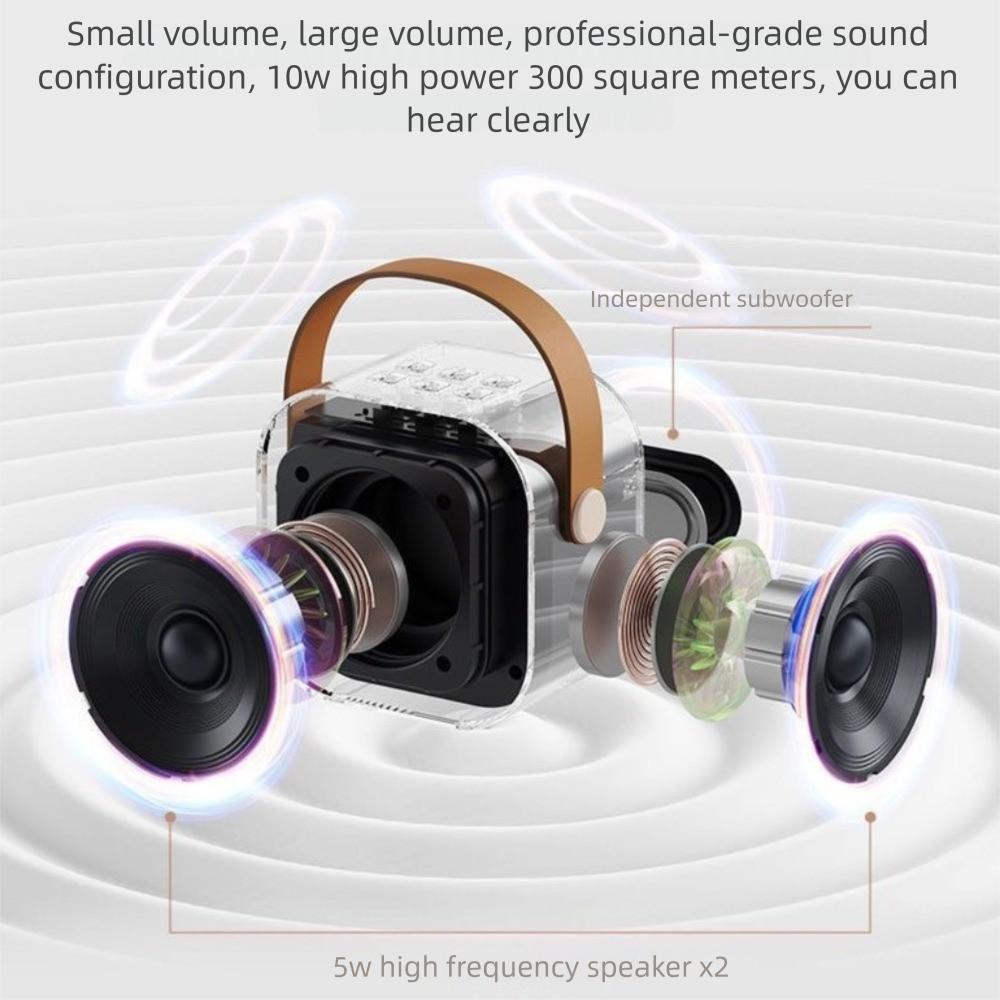 Bluetooth Аудио Портативная Bluetooth Колонка K12 Микрофон для Караоке Мини Караоке Машина Домашняя Вечеринка