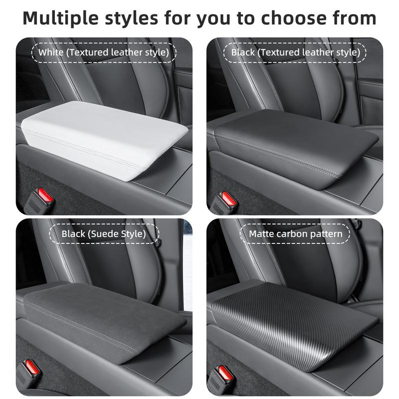 Car Center Console Armrest Pad For Tesla Model YL 2026 6 seats Auto Central Armrest Box Cover Anti-Scratch Accessories