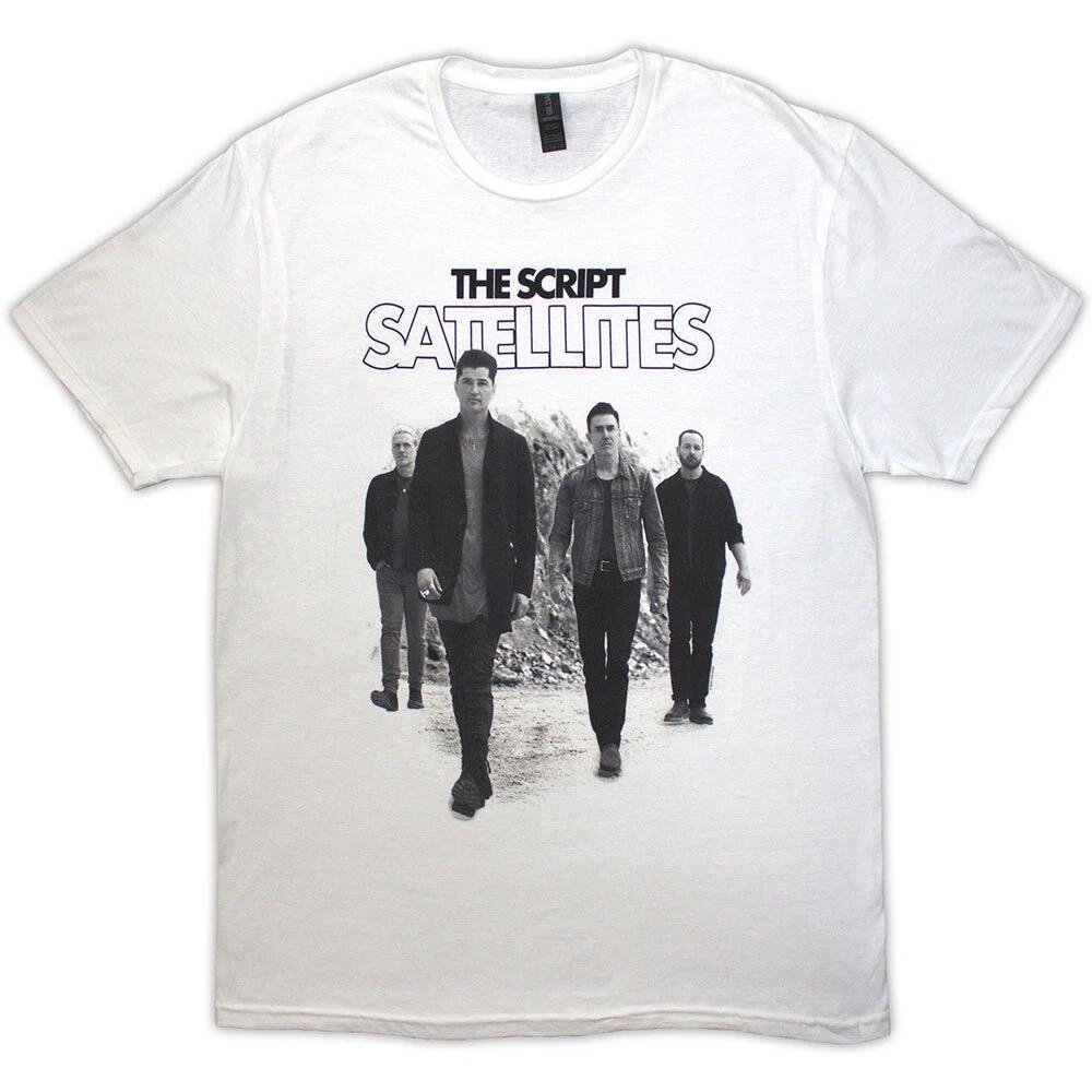 The Script Unisex T-Shirt: Satellites Photo (Large)