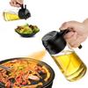 Oil Sprayer for Cooking 2 in 1 Spray  Pour Olive Oil Dispenser 470ml Glass Spray Oil Bottle Kitchen Gadgets