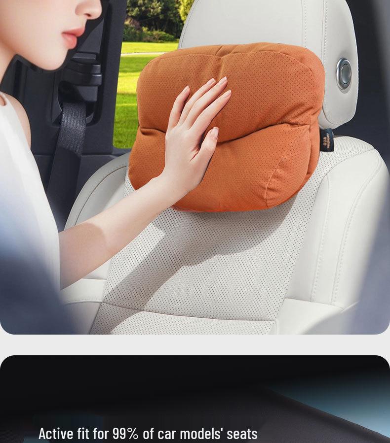 Smart Mobility Car Headrest, Lumbar & Neck Support with Seat Pillow for Porsche, Land Rover & Toyota