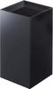 Yamazaki Jitsugyo Trash Can Black W18XD18XH33cm Tower Trash Can Slim Bag Not Visible 4493 Approx.