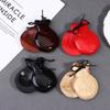 2Pcs Traditional Castanet Wood Spanish Castanets Flamenco Dance Castanets W String Hand Clapper Children Percussion Instrument