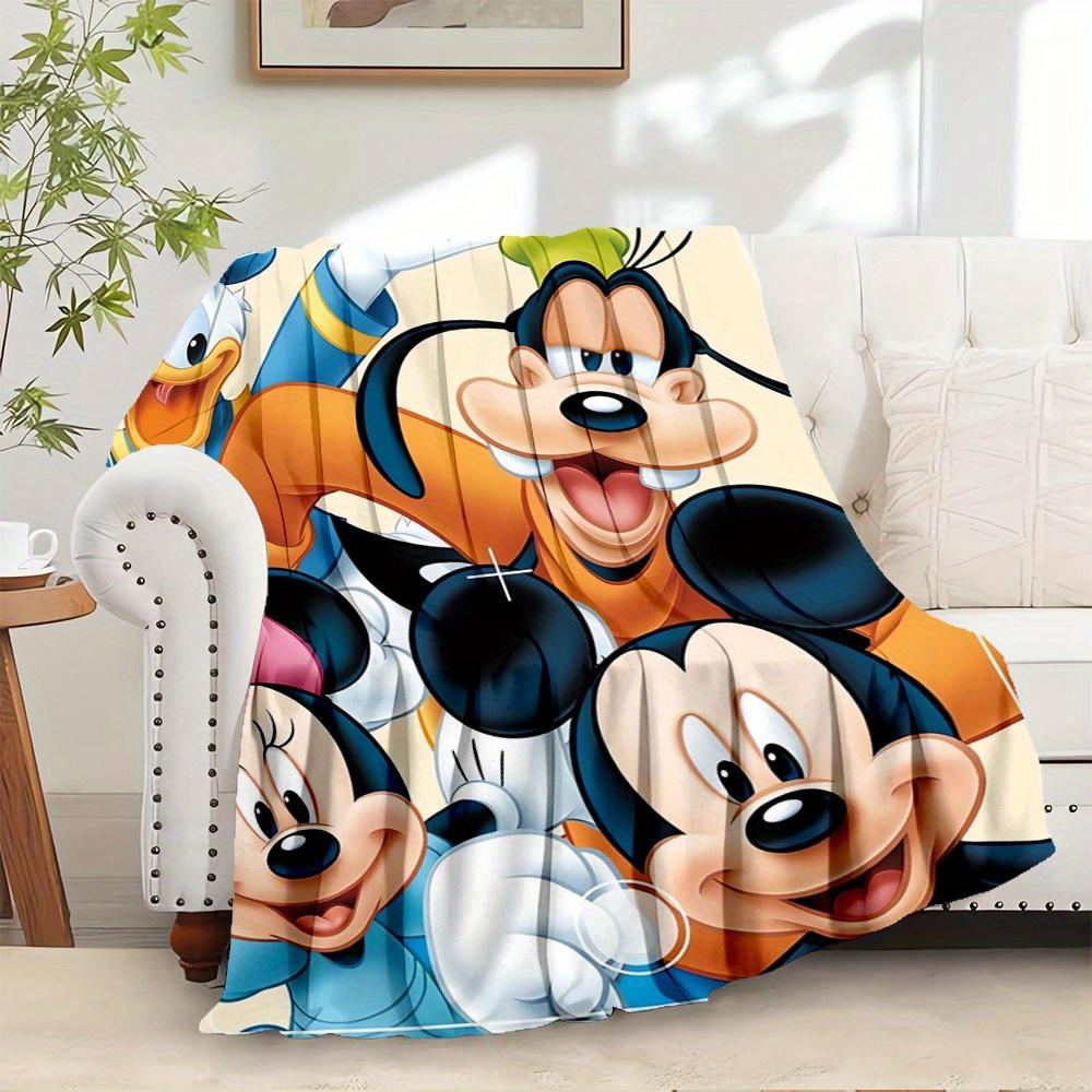 1pc Flannel Mickey Minnie Donald Duck Goofy Sofa