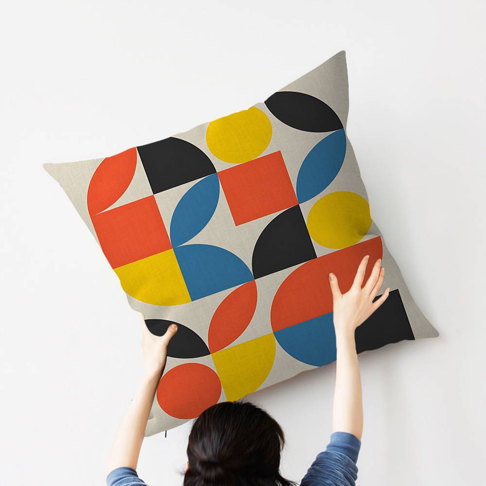 Colorful BBauhaus Pillow Gifts Home Office Furnishings Bedroom Sofa Car Cushion Cover case xcm