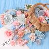 Mixed Artificial Rose Flowers Heads Fake Flower for Home Hoom Decor Garden Wedding Decoration DIY Craft Garland Gifts Accessory