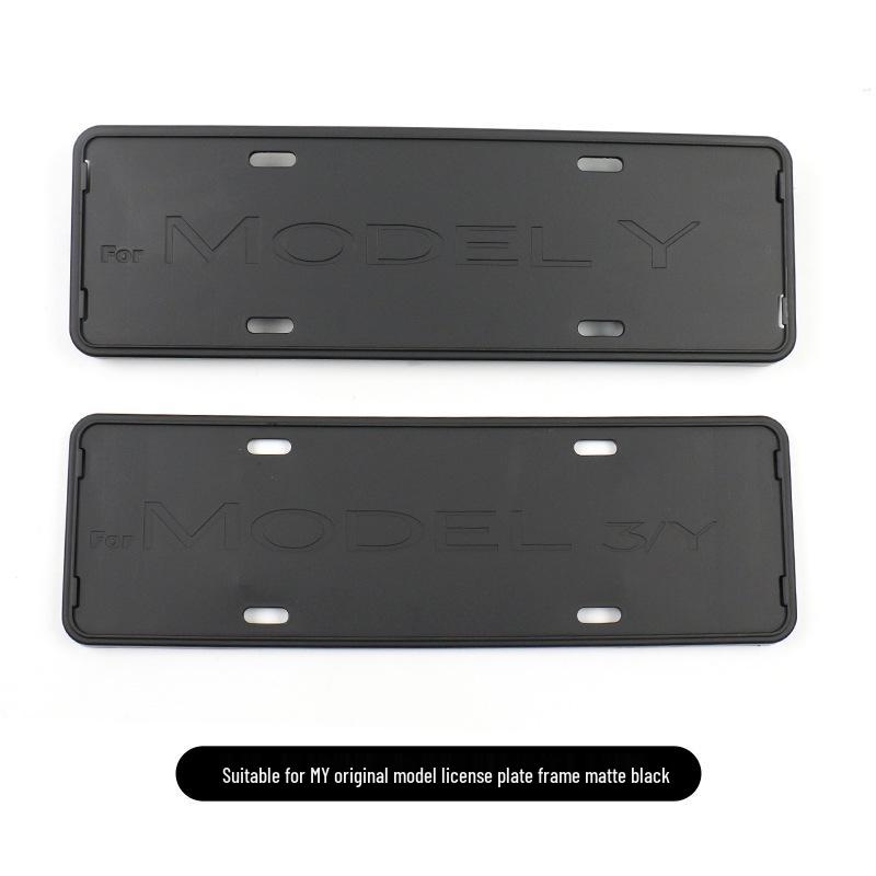 Tesla Model Y License Plate Frame - Original Style Car Modification Accessory
