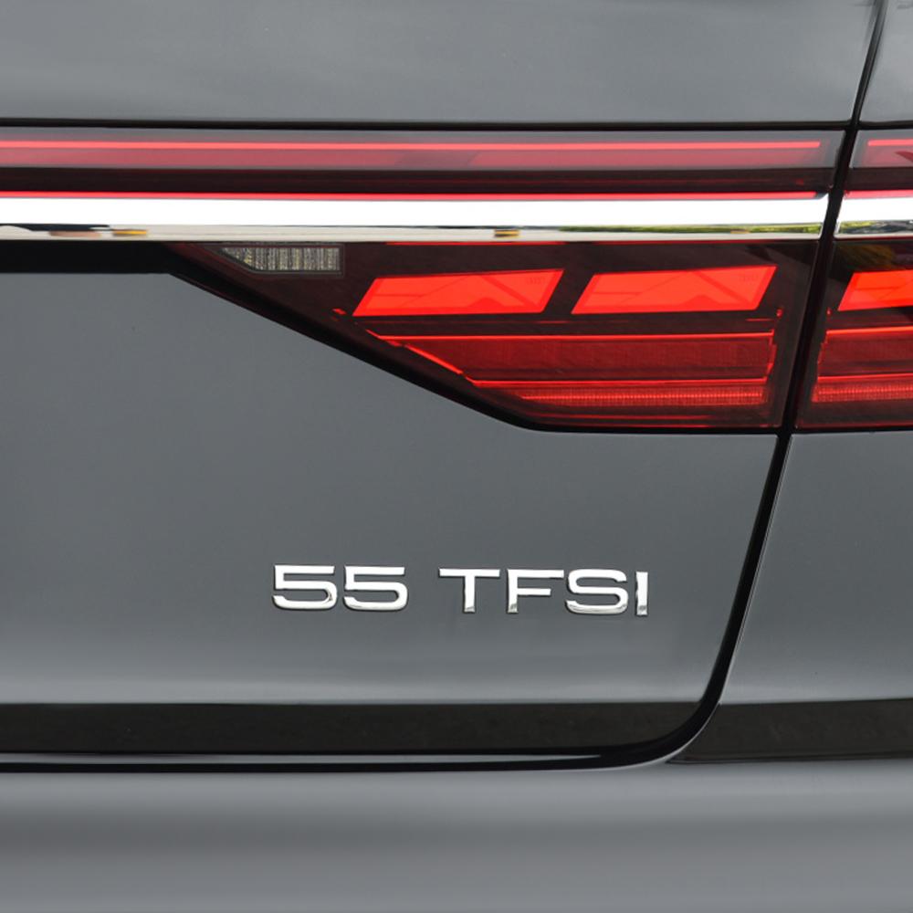30TFSI 35TFSI 40TFSI 45TFSI 50TFSI 55TFSI 60TFSI Sline 3D ABS Car Tail Rear Trunk Letter Badge Sticker for AUDI Logo Decoration