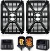 Holstein Housewares 4.4QT Air Fryer Double Basket Rack & Oil Separator
