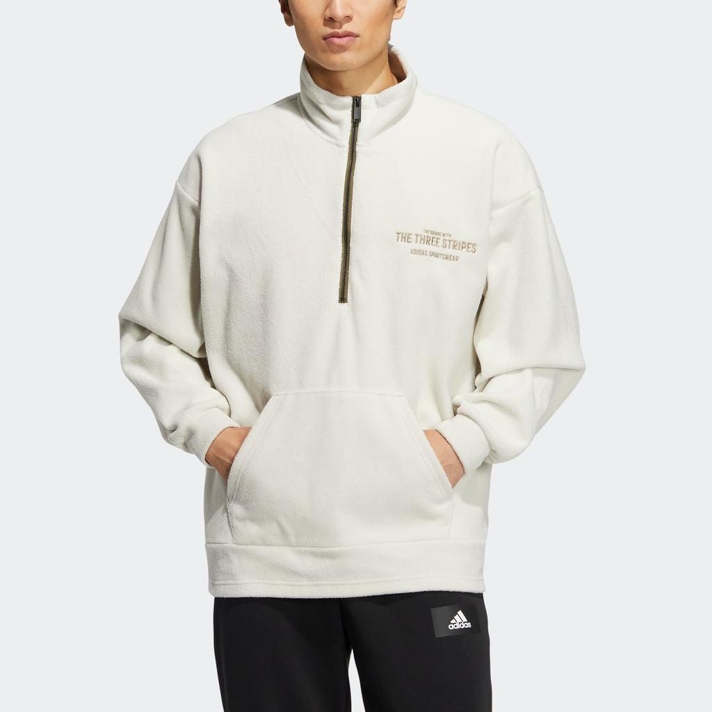 adidas Толстовки Мужские Абрикосовый Стойка Умеренный Обычный IB2762