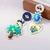 Creative Geometric Stud Earrings Flower Bohemian Dangle Earring  Women